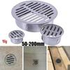 Outdoor Balcony Floor Drain 304 Stainless Steel Thick Drainage Roof Round Flat Floor Drain Cover Rain Pipe Cap For Garden Floor