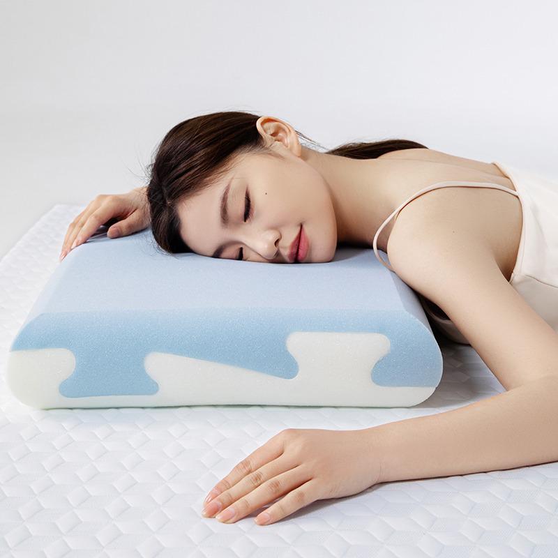 Deep Sleep Memory Foam Pillow – Neck Support for Adults, Slow Rebound Design, Perfect for Home & Hotel.
