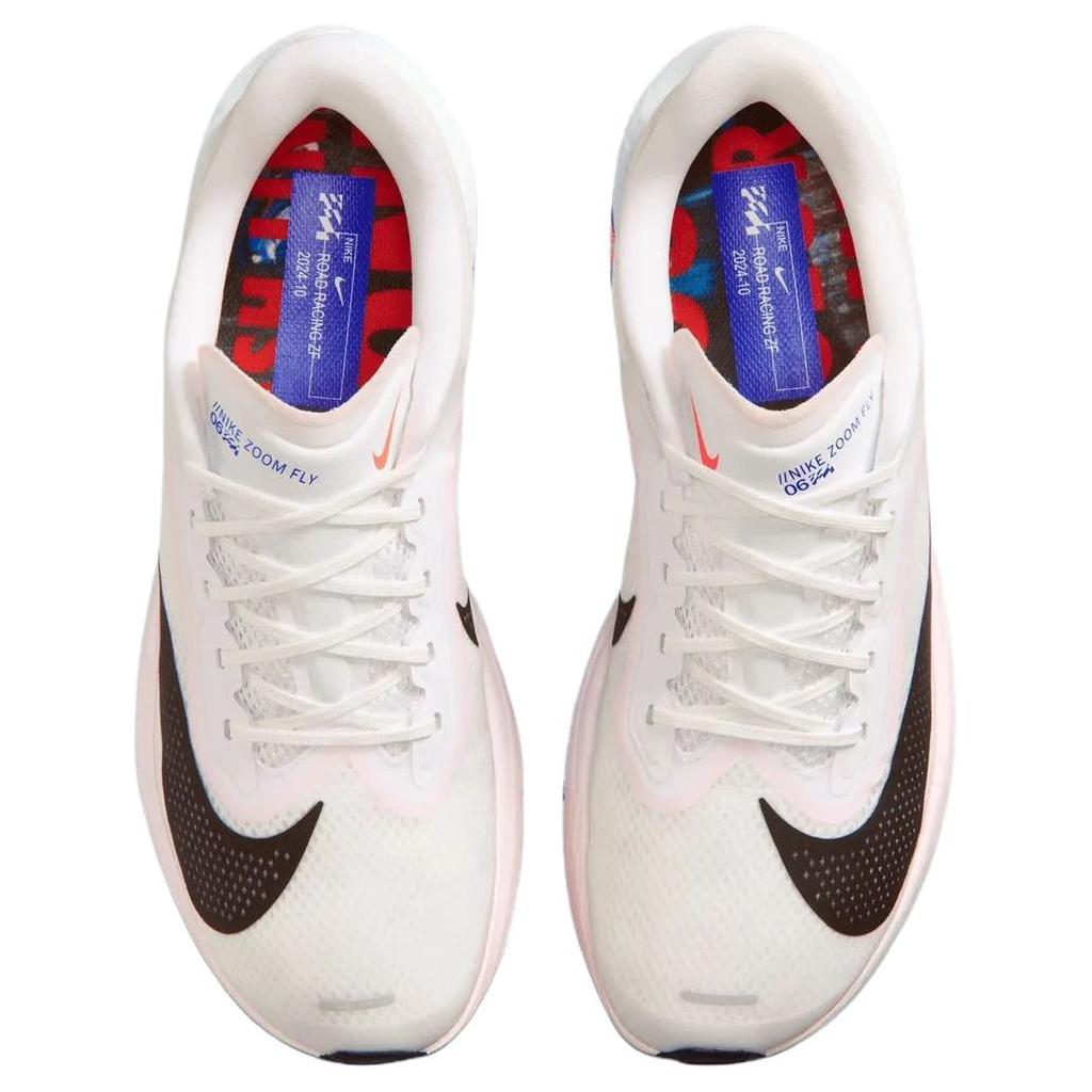 Nike Tênis de Corrida Zoom Fly 6 Unissex Branco/Preto/Vermelho/Azul II7285-100