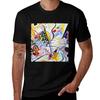 Vintage Wassily Kandinsky Musicaloverture Violet Wedge 19101940 Tshirt Holiday Simple Tee Shirt