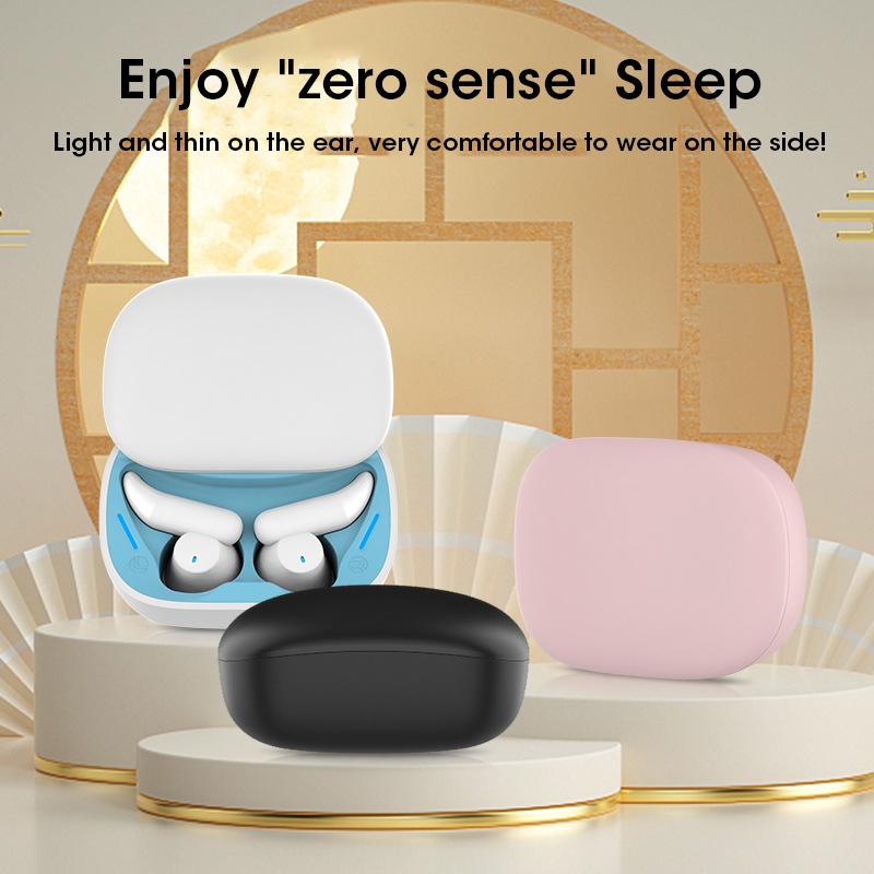 Wireless Sleep Earbuds Bluetooth 5.3 TWS Earphones Invisible Noise Reduction Comfortable Headset with Microphone