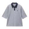 Giordano Women's Embroidered Pure Cotton Polo Shirt