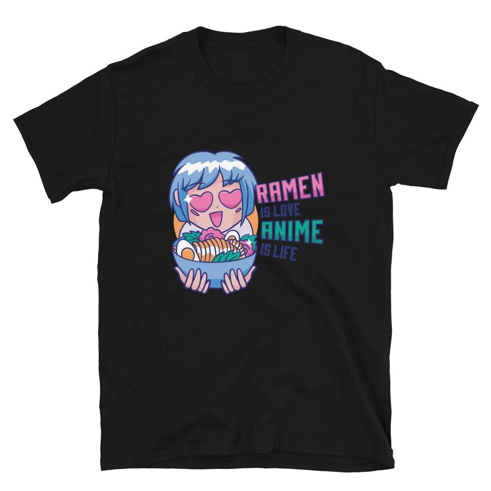 Ramen Love Anime Life T-Shirt 4XL
