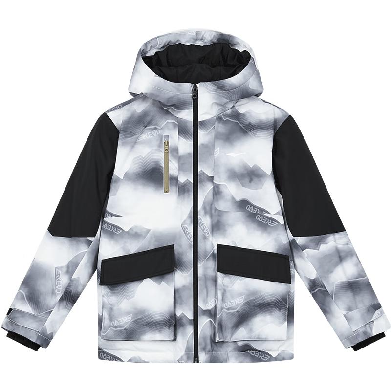 ERKE Kids Unisex Hooded Down Jacket 150