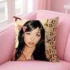 BBeabadoobee Singer Cushion Cover Natural Linen Pillow Case DoubleSided Print Decorative Sofa Pillowcase Home Decor Gift