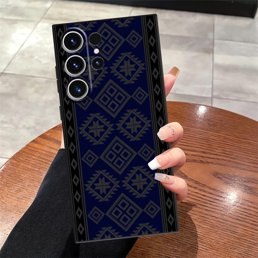 Funda Phone Cover Case for Samsung Galaxy S25 S21 FE S20 Ultra S24 Plus S23 Note 20 8 9 10 S10 S9 S26 Vintage Totem Painting