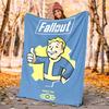 Vault-Tec Flannel Blanket Soft All-Season Throw, Design for Camping, Car Travel, Hiking Sofa, Bed, Office Perfect Gift for Parties