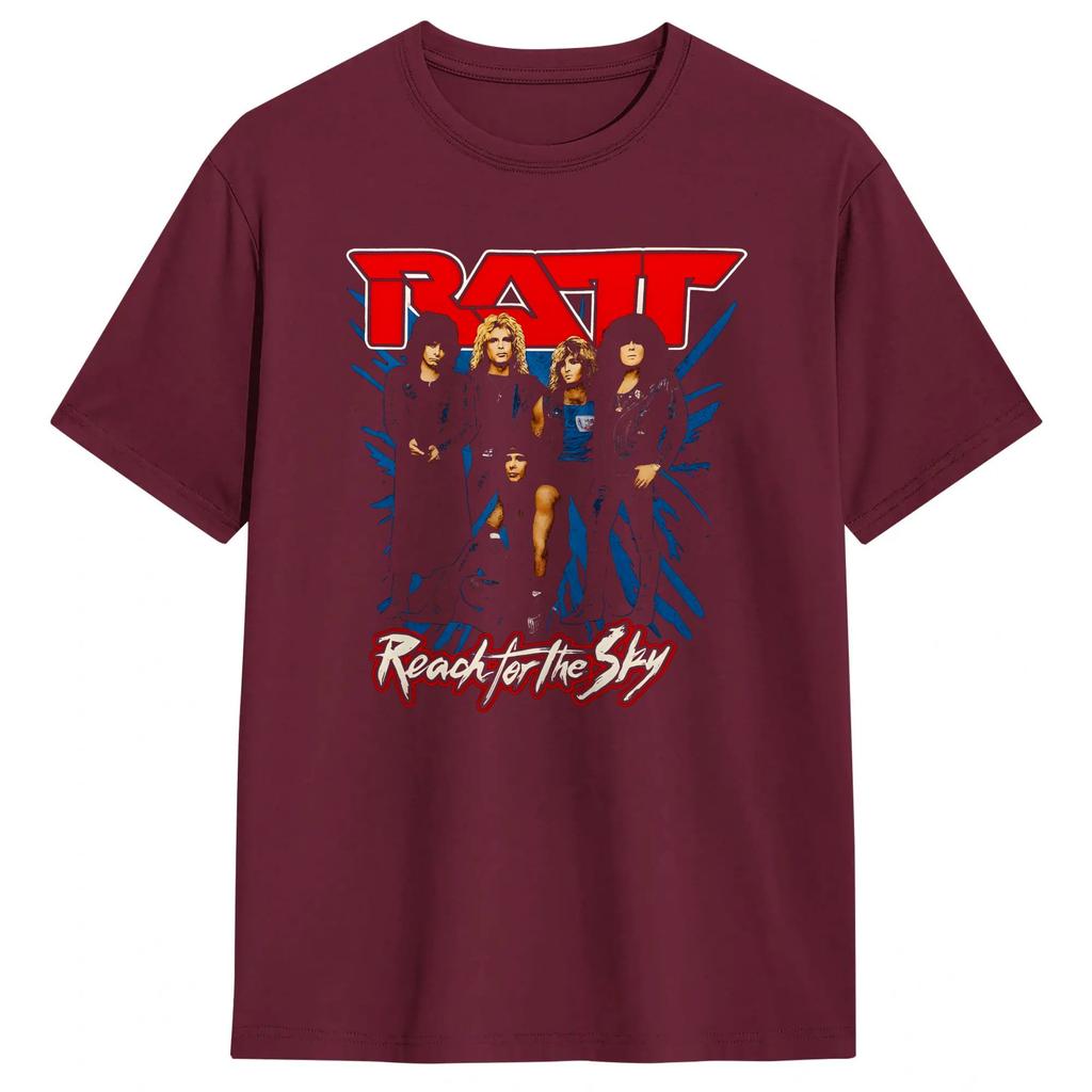 Streetwear T Shirt Summer Hair Metal Ratt Band Art Fashion TShirts Cotton Tee Shirt Y2K Funny Printed Short Sleeve Tees