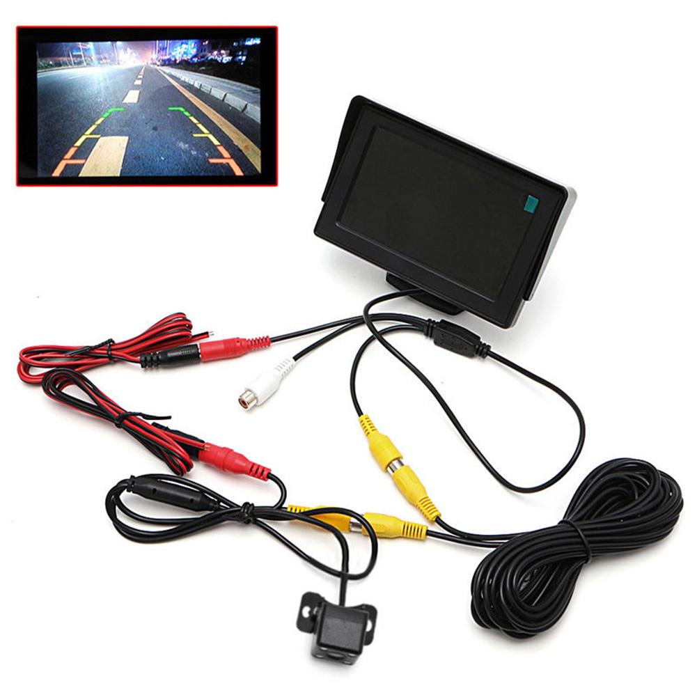 Buy 4.3" Car Rear View System Backup Reverse Camera Night Vision LCD