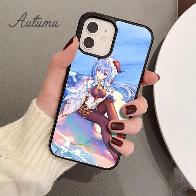 Genshin Impact GanYu Game Phone Case for iPhone 11 12 13 14 Pro Max mini XR XS SE 2020 6S 7 8 Plus Samsung Galaxy S21 S22 Cover