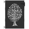 Garden Gate Black 85 X 125 Cm Powder Coated Steel