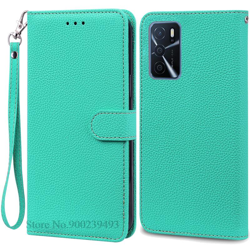 Pour OPPO A16 Étui Portefeuille à Rabat en Cuir Pour Oppo A16s Étui OppoA16 s CPH2269 CPH2271 Étui en Silicone Pour Oppo A16 A16s Housse