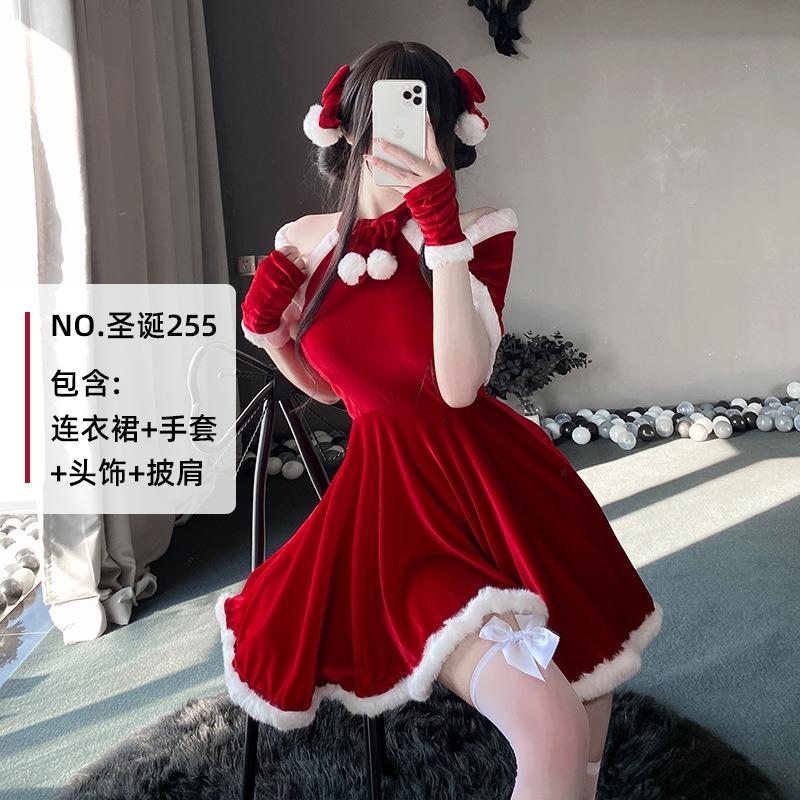 

Рождественское платье женское шоу кос платье хэллоуин платье чистого желания сцена женское ведущая прямой трансляции сценический костюм average size