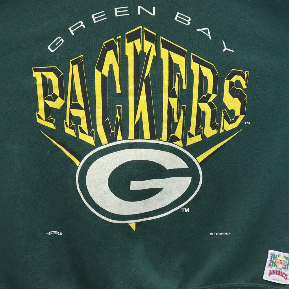 NUTMEG 90s Old Packers Long Sleeve Trainer XL Brushed Back of Sweatshirt Men's Used