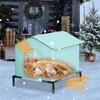 Stray Cat Dog Warm House Waterproof Winter Outdoor Warm Pet Cave Sleeping Beds Home Foldable Washable For Dog Puppy Supplies