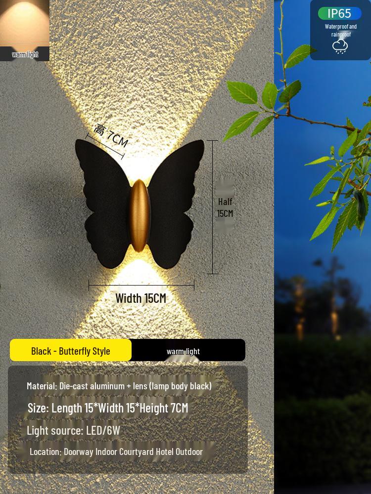 2025 Sleek LED Wall Lamp: Waterproof Bedside, Living Room, Outdoor & Entrance Decor