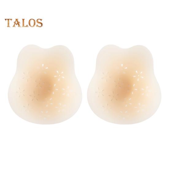 

1 пара женских силиконовых накладок на грудь, устойчивых к поту, противоскользящих, невидимых, утолщенных, поддерживающих грудь, липких накладок на соски, без бретелек, самоклеящийся бюстгальтер для женщин M абрикосовый