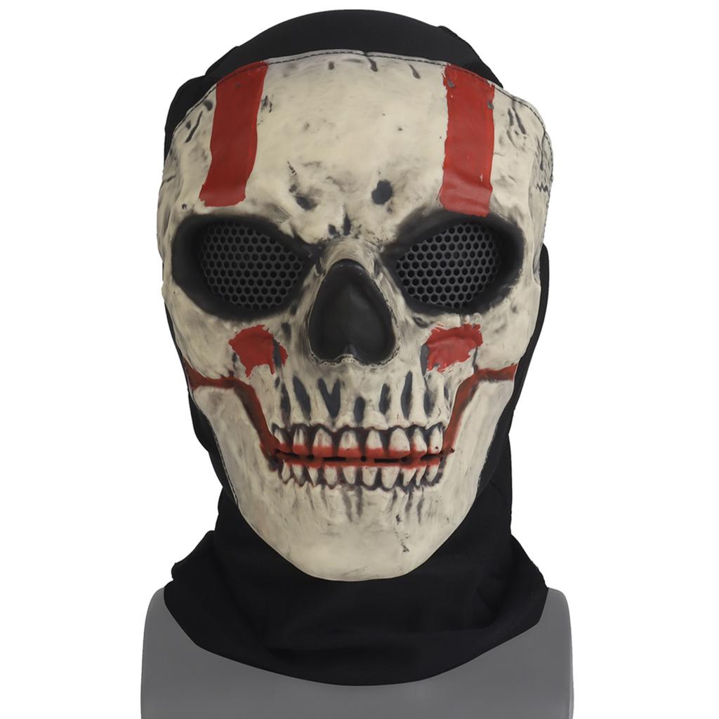 Ghost Skeleton Ski Mask Collapsible Windproof Airsoft Face Skull Mask Skull Face Mask for Halloween
