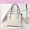 Womens Handheld Chic Pu Shoulder Bag With Inner Pocket For Outings Casual