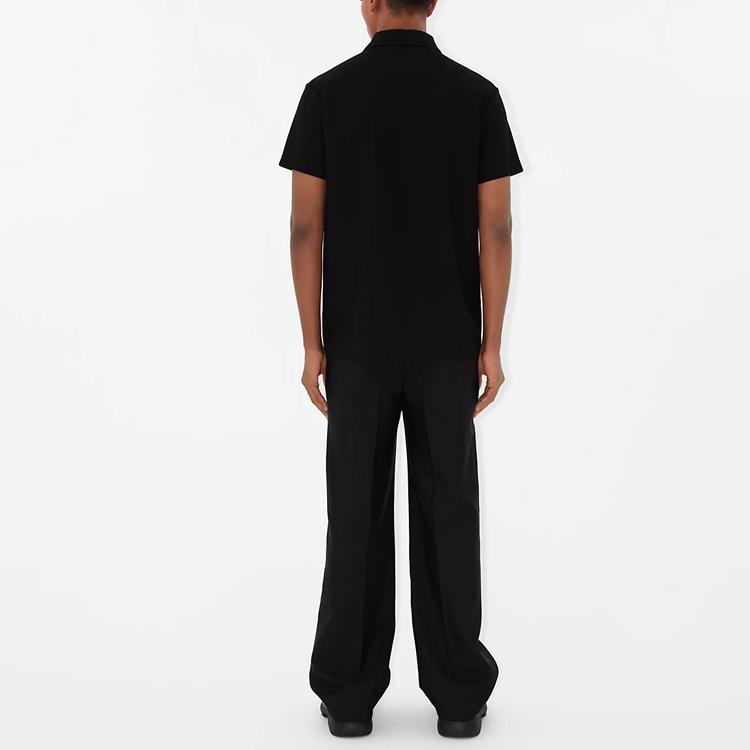 Burberry SS24 Polo Shirt Men's Black 80849371