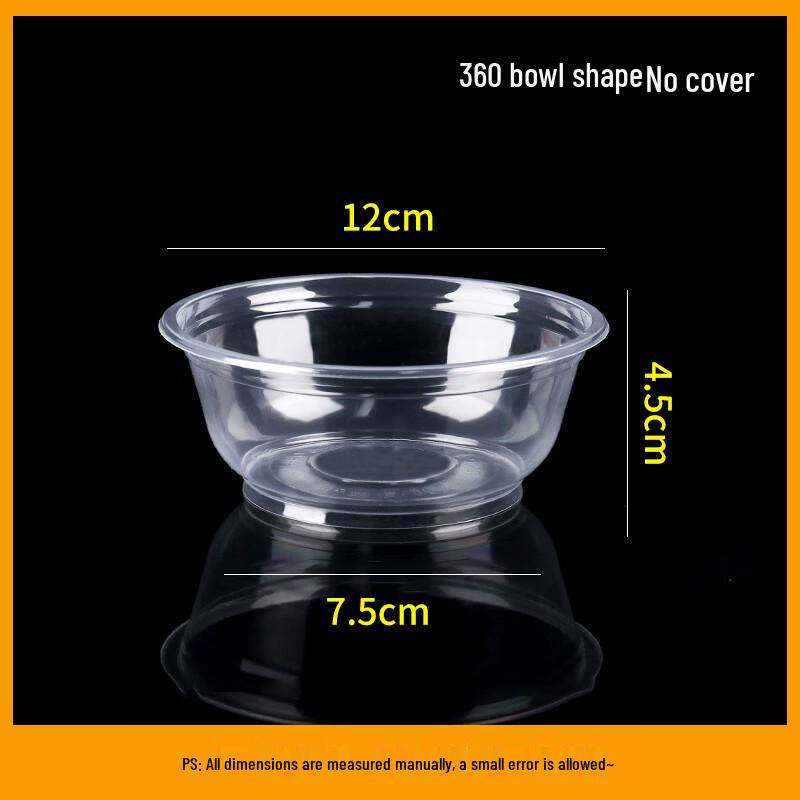 

ZISIZ Disposable Plastic Bowls