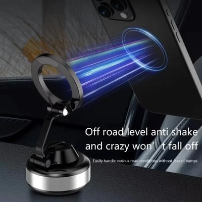 Car Anti-shake Vacuum Phone Holder Stand Magnetic Cellphone Bracket for Magsafe iPhone 17~12 Pro Max Vacuum Suction Cup Mount