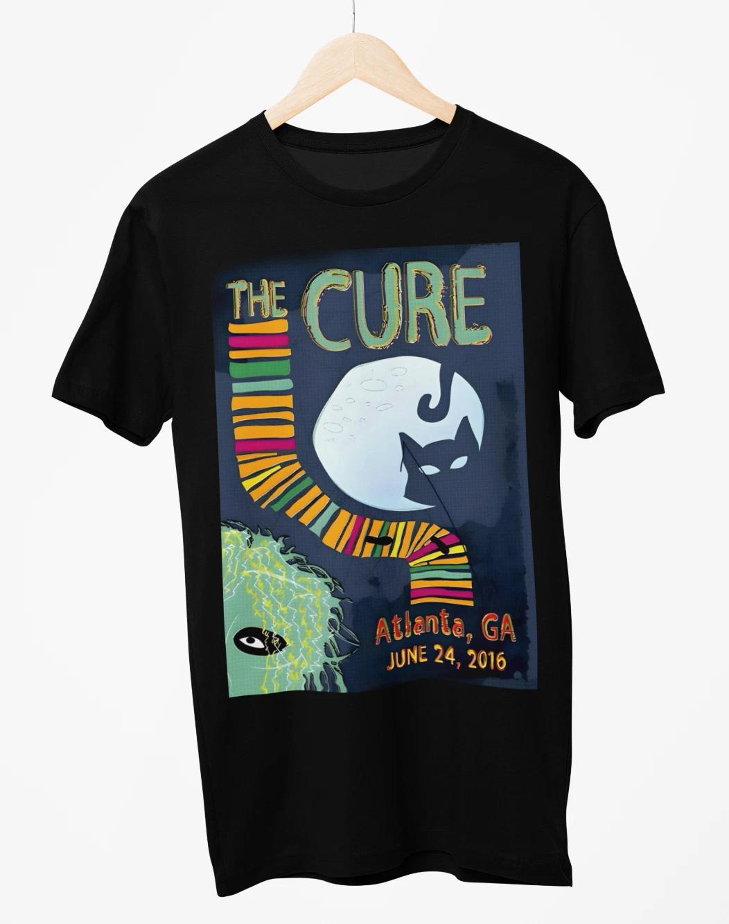The Cure Atlanta 2016 Gig Poster T-Shirt L