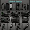 Alloy Metal Key Fob Cover,2 Pack Compatible with Mazda 3 6 8 Miata MX-5 CX-3 CX-5 CX-7 CX-9 RX-8