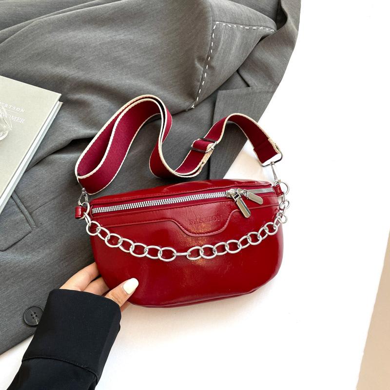 Versatile breast bag popular new fashion high-end chain trend casual shoulder messenger bag fanny pack