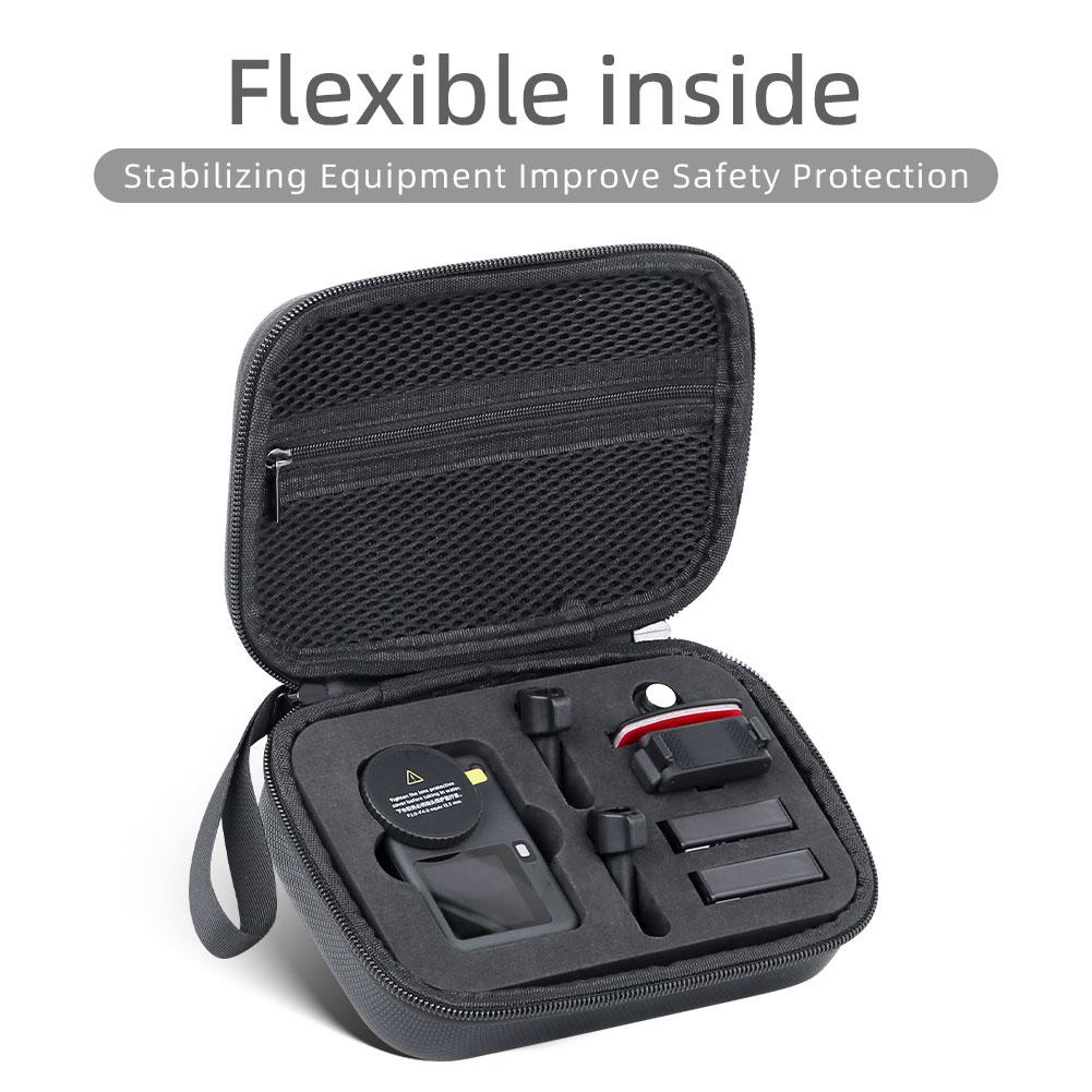  for dji Action 6 Standard Edition PU Material Storage Bag Scratch And Collision Prevention for dji Camera Storage Bag