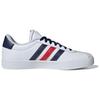 Adidas VL Court 3.0 White Navy Scarlet Men Sneakers Cloud-White Team-Navy-Blue Better-Scarlet IF4465
