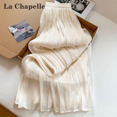 La Chapelle Eisseide Falten A-Linien-Rock