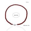 2024 High-End Natural Red Agate Clavicle Choker Necklace for Women: New Chinese National Style Accessory
