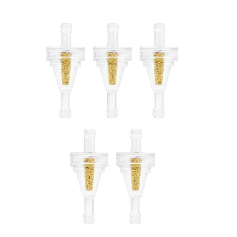 

5pcs Motorcycle Fuel Filter Inline Gas Gasoline Filter For Dirt Pite Bike ATV UTV 1/4 6.3mm Motorbike Accessories