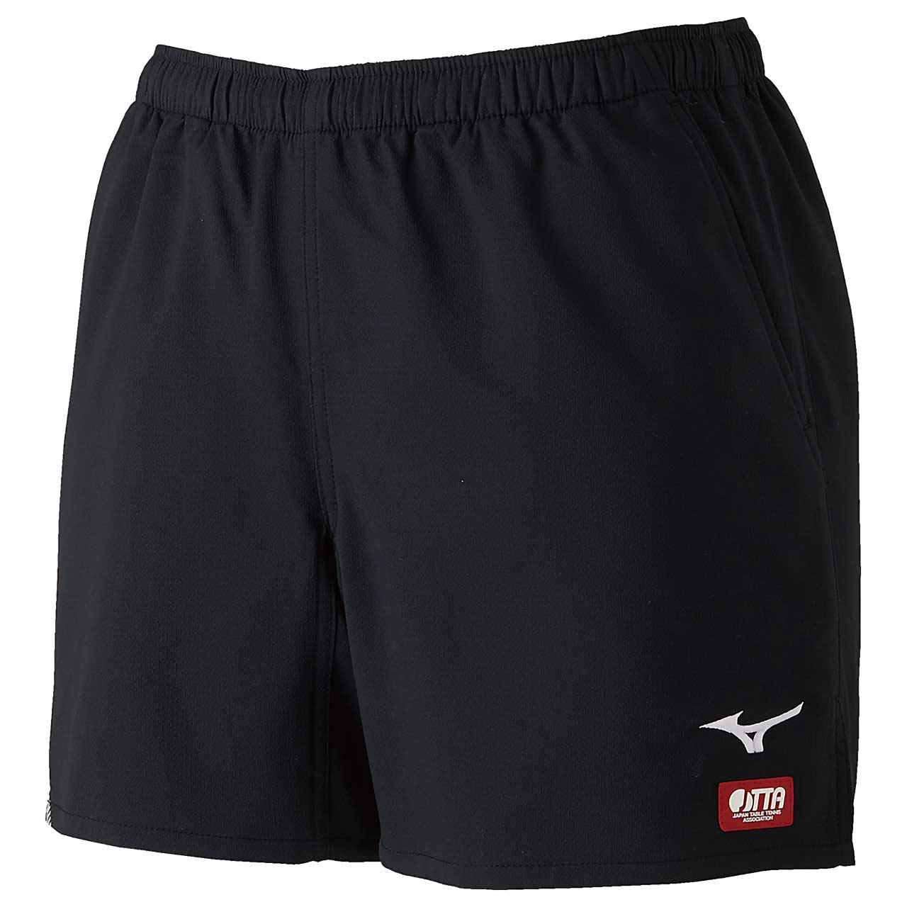 

Mizuno Table Tennis Game JTTA 82JB9005 Pants, Standard, Moisture-Wicking, Quick-Drying, Certified, Men s, Black/White, XL,