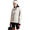 Anta Training Series Solid Color Hooded Zip Long Sleeve Windbreaker Women outerwear Mushroom-Gray 162437601S-1
