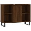 VidaXL Bathroom Cabinet Brown Oak 80x33x60cm Engineered Wood 831643
