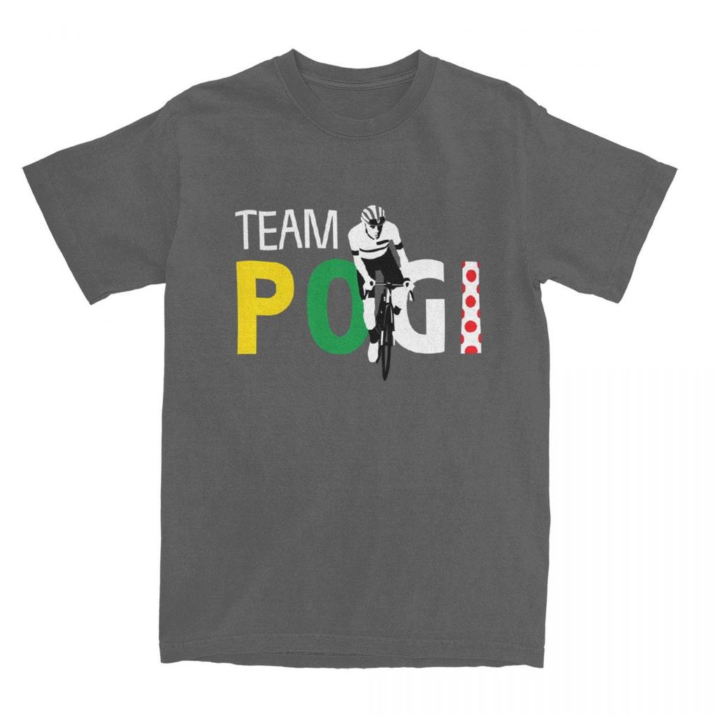 Streetwear T Shirt Team Pogi Tadej Pogacar  Cotton T-Shirts Novelty Tee Shirt for Mens Summer Tour-De France Short Sleeve Tees