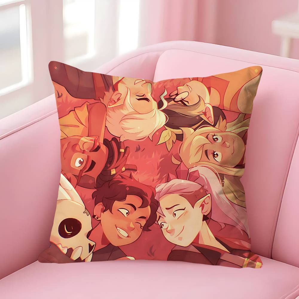 

TThe OOwl HHouse Anime Celebrity Merchandise AllMatch Printed Pillow Case Sofa Car Office Room Decoration Protector 30x30cm