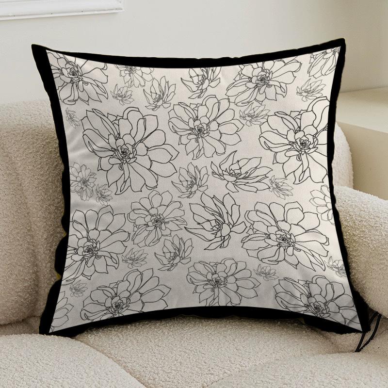 New Nordic retro style pillow cover living room sofa bedroom cushion by pillowcase light luxury high-end home decoration