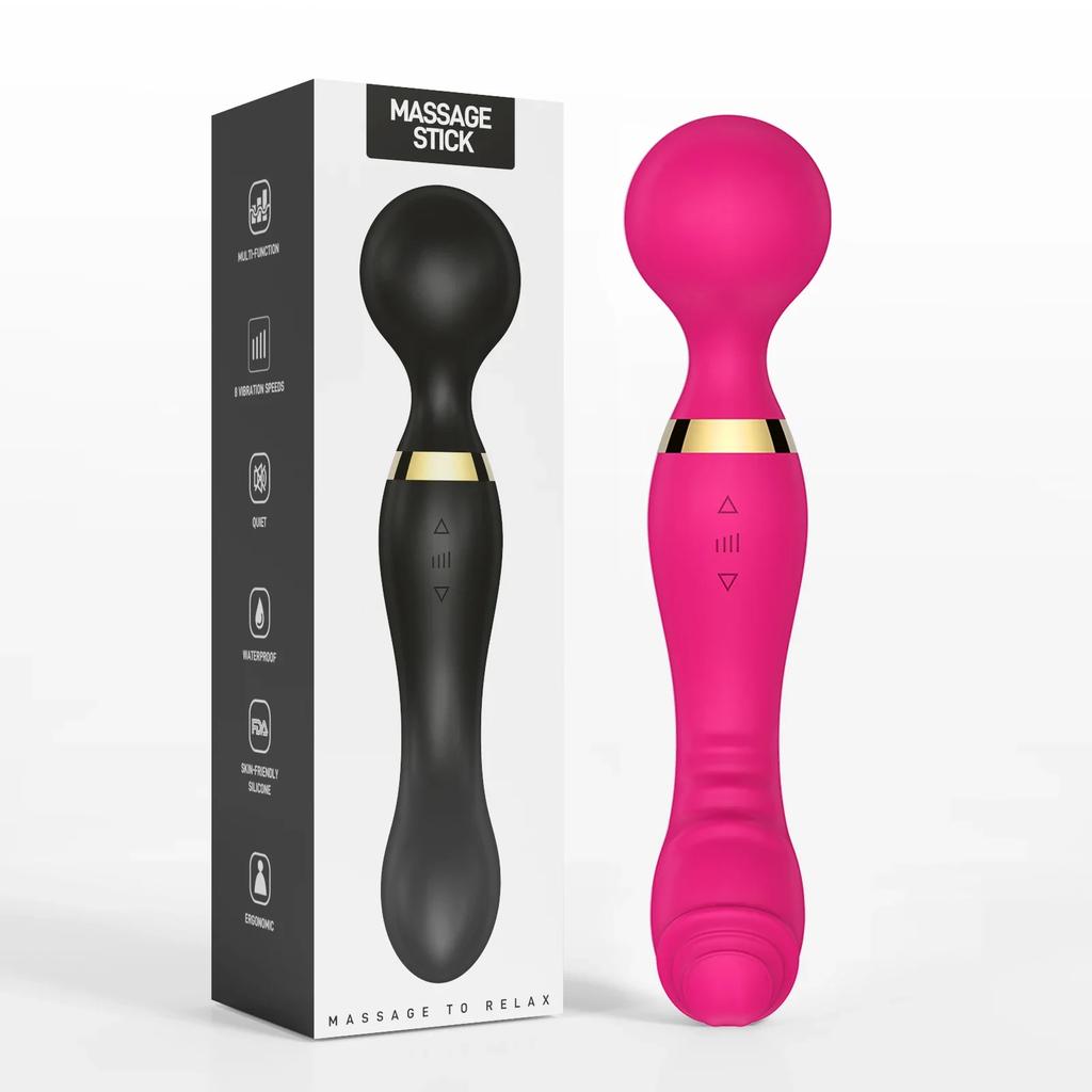 G-Punkt Klitorisstimulator Vagina-Massagegerät Leistungsstarker Stab Dildos Vibrator für Frauen Weiblicher Masturbator Sexspielzeug für Erwachsene