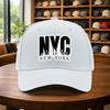 Casquette de baseball réglable décontractée NYC pour hommes Multicolore Toutes saisons Style Hip-hop Street