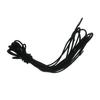 Patio Folding Recliners Replacement Black Fabric Cloth & Gray Cord Laces