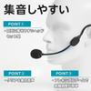 JP Number Bus Driver Microphone Head-Back Style Announcement Use 3.5mm 6.5mm Conversion Plug
