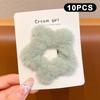 10Pcs Winter Plush Y2K Star Bb Hair Clips For Women Hairpins Cute Fluffy Side Bangs Clips  Headdress Hair Accessories