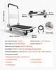 Foldable Push Cart Dolly, 149.69 Kg Capacity, Folding Platform Truck with Swivel Wheels, Moving Platform Hand Truck Flatbed Cart, Space Saving Push