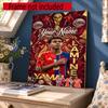 Lamin Yamal Customize Your Name Diamond Painting Round Diamond Diy Frameless Holiday Artwork Suitable For Home Office Wall Decoration