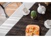 Restoranlar İçin Imanqi Yun Beyaz Renk Bloklu Patchwork Oyma Masa Örtüsü