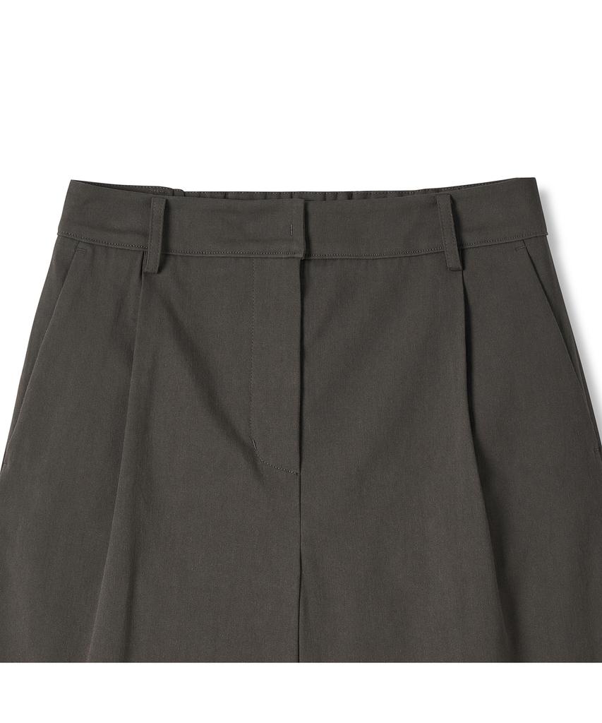 IOLO Women'S Stretch Culotte Shorts (Mid)_Charcoal