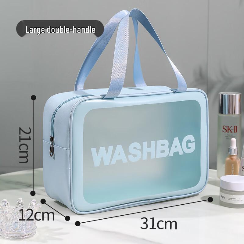 

Transparent Portable Travel Toiletry & Cosmetic Bag